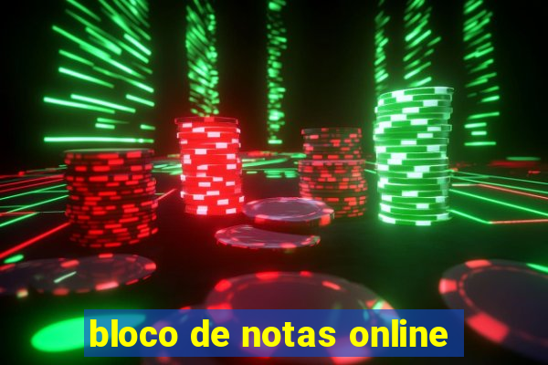 bloco de notas online